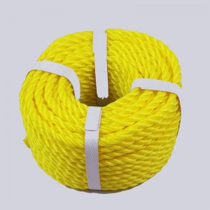 PE polyethylene rope yellow blue color pe new material