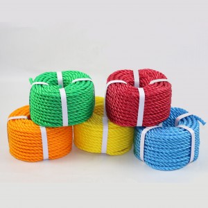 Twist rope 3strands PE rope polyethylene rope