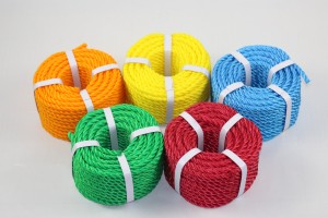 Colorfull Polyethylene rope for ship use