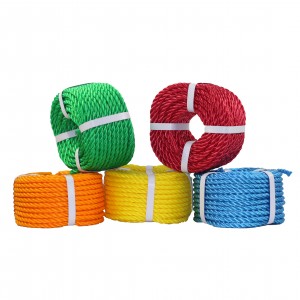 wholesale strong strength 3 strand PE packing/fishing rope