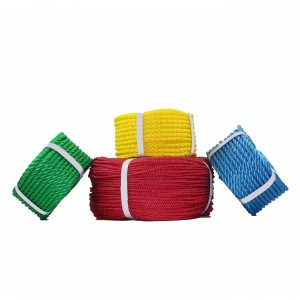High quality colored PE twine rope for packing/ agriculture