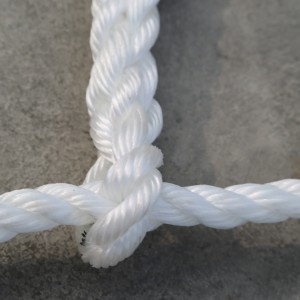 Web sling made of 3 strands pp or pe ropes