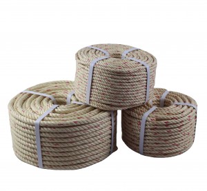 3 & 4 stands polypropylene PP rope with various colors