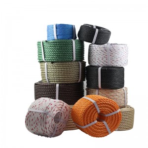 China factory price polypropylene PP twisted packing rope