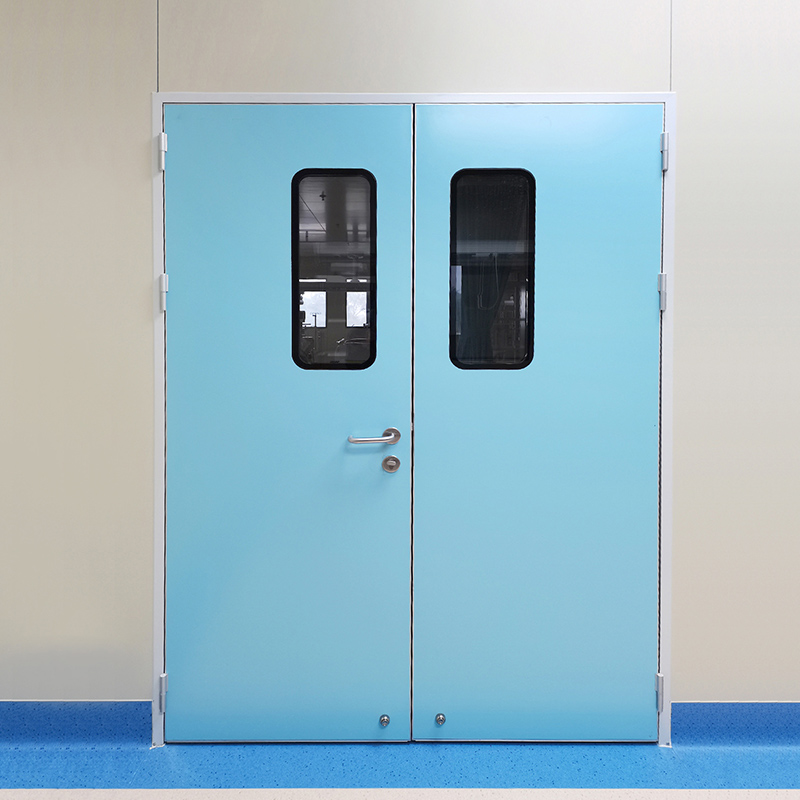 Buy Icu Door Factory –  Same color Aluminium frame and door leaf HPL laminate flush hospital door – Ezong