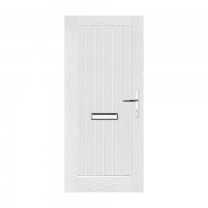 Lousas de portas compostas de GRP branco moderno e insonorizadas de alta calidade