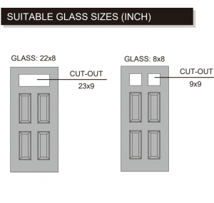 6 Panel Fiberglass Door
