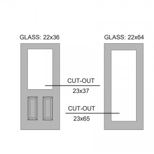 6 Panel Fiberglass Door