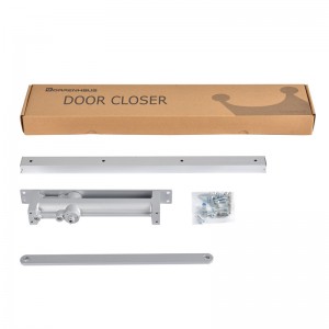 2019 New Style China Aluminium Adjustable Door Stop Function Concealed Overhead Door Closer Hydraulic