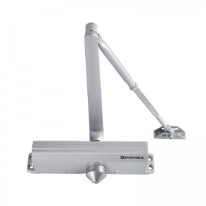 Factory best selling D2024 European Style Ce Listed Size Adjustable Aluminum Hydraulic Automatic 180 Degree Commercial Door Closer
