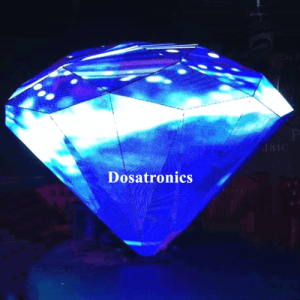 Indoor LED Display Diamond Shape Customized DJ ...