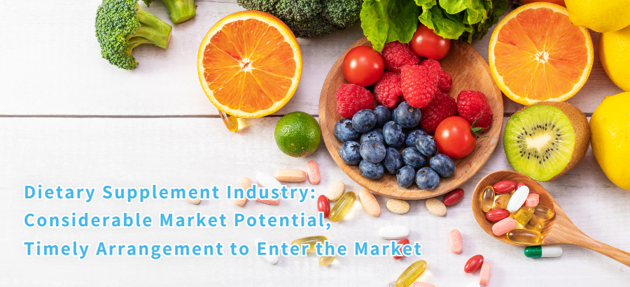 Dietary Supplement Industry: Considerable Market Potential, Timely Arrangement to Enter the Market