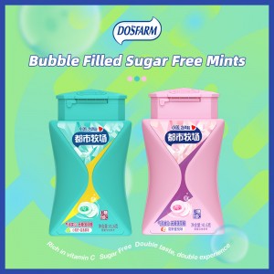Good quality Wholesale Mint Candy Manufacturer And Supplier - Do’s Farm Bubble Filled Sugar-Free Mints Vitamin C Refreshing For Wholesalers 41.6g – Do’s Farm