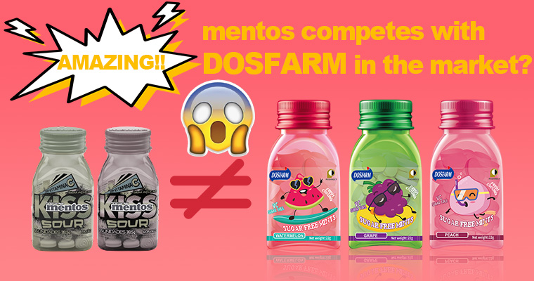 Amazing, Mentos has released the same mints as DOSFARM!!!