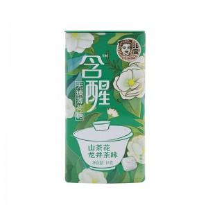 18g Sugar Free Benefits Of Mints Camellia Customized Flavor OEM ODM Service Healthier Candy Supplier mint bebas gula