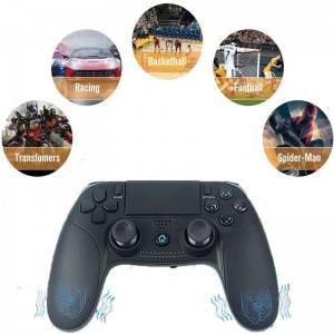 PS4 Controller Wireless Controller for Playstation 4, Game Controllers Compatible with PS4 Console and PC (Black)