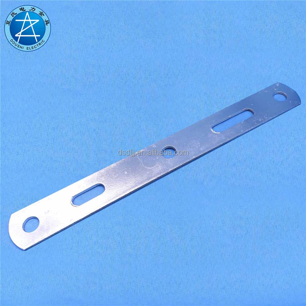 Cross arm brace  1 1/4'*1*4" for wood  cross  arm   China supplier  galvanized section  strap /line  iron fitting