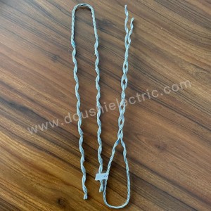 Good quality HDG Preformed guy grip for ADSS cable fitting