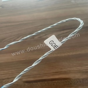 Good quality HDG Preformed guy grip for ADSS cable fitting