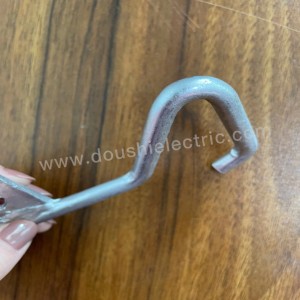 Hot Dip Galvanized Suspension Electric Power Fitting Wire Swivel J Hook