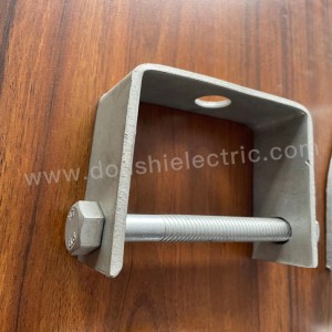 Manufacturers produce  Hot dip galvanized D iron secondary swinging clevis For overhead Line accessories