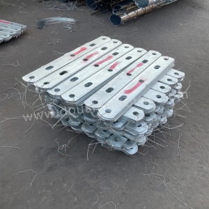 Cross arm brace  for wood  cross  arm   China supplier  galvanized section  strap