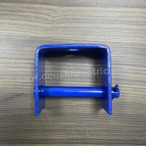 Blue color surface good Quality Steel D Bracket D Frame Secondary Frame Link D Iron Back Link Use D Iron Tape Bolts