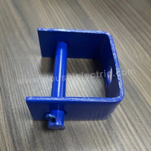Blue color surface good Quality Steel D Bracket D Frame Secondary Frame Link D Iron Back Link Use D Iron Tape Bolts