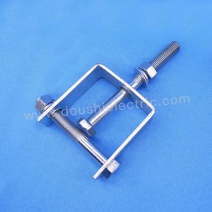 Transmission Line Hardware D Type Iron D Type Bracket For Electric Power Fittings