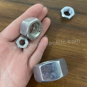 High quality DIN934 hex nut Zinc plate carbon steel nut and bolt 4.8/8.8 grade fastener