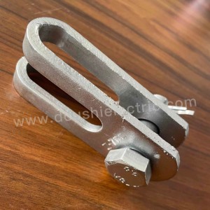 High Quality Electric Power Hardware Hot Dip Galvanized Overhead Link Fittings Parallel Clevis