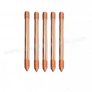 Free Sample 5/8-Inch by 8-Feet Copper Bonded Earth Ground Rods For Electrical Industries