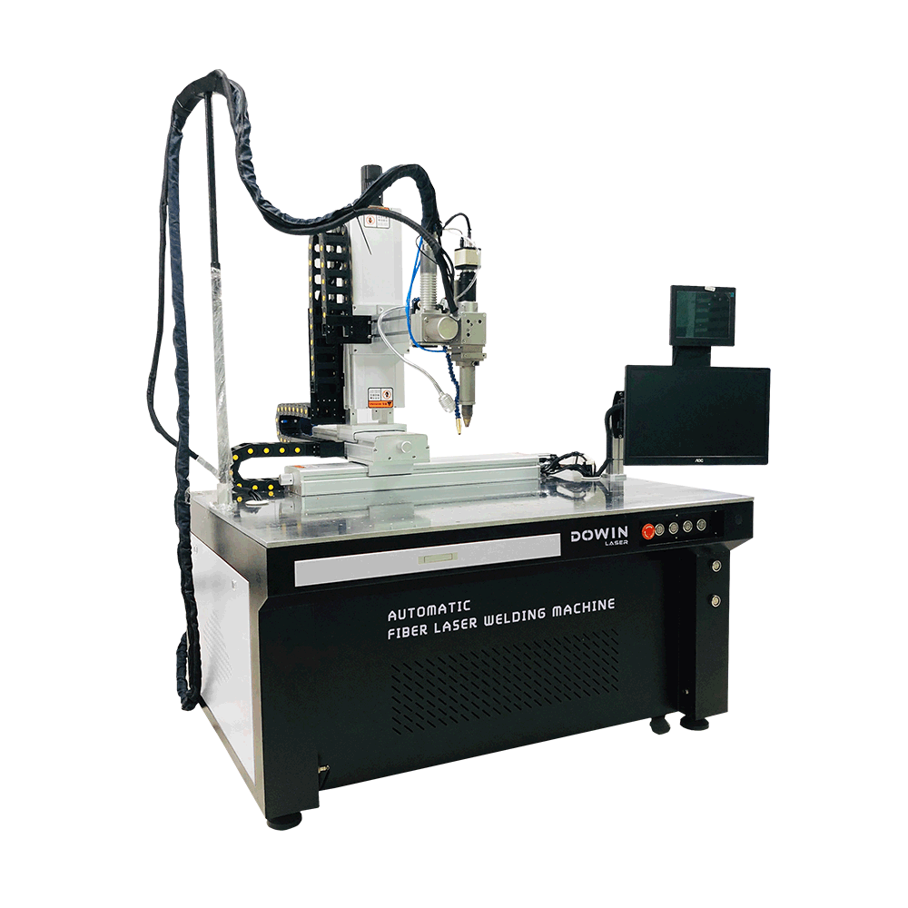 Automatic fiber laser welding machine for pot battery