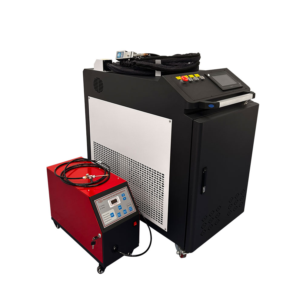 Machine de soudage laser portable manuelle 3 en 1, machine de soudage laser à fibre portable pour poignées de porte en acier inoxydable.