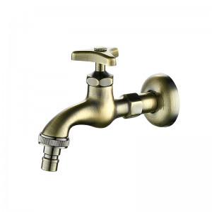 Long Body brass Bib Cock washing machine brass faucet slow turn cartridge faucet ceramic valve core brass bib cock