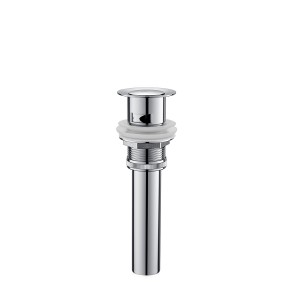 Buy Best Brass Chrome Basin Waste Products –  Brass waste pop up push button stopper drainer chrome brass waste drain brass pop up waste with overflow – Fengcai