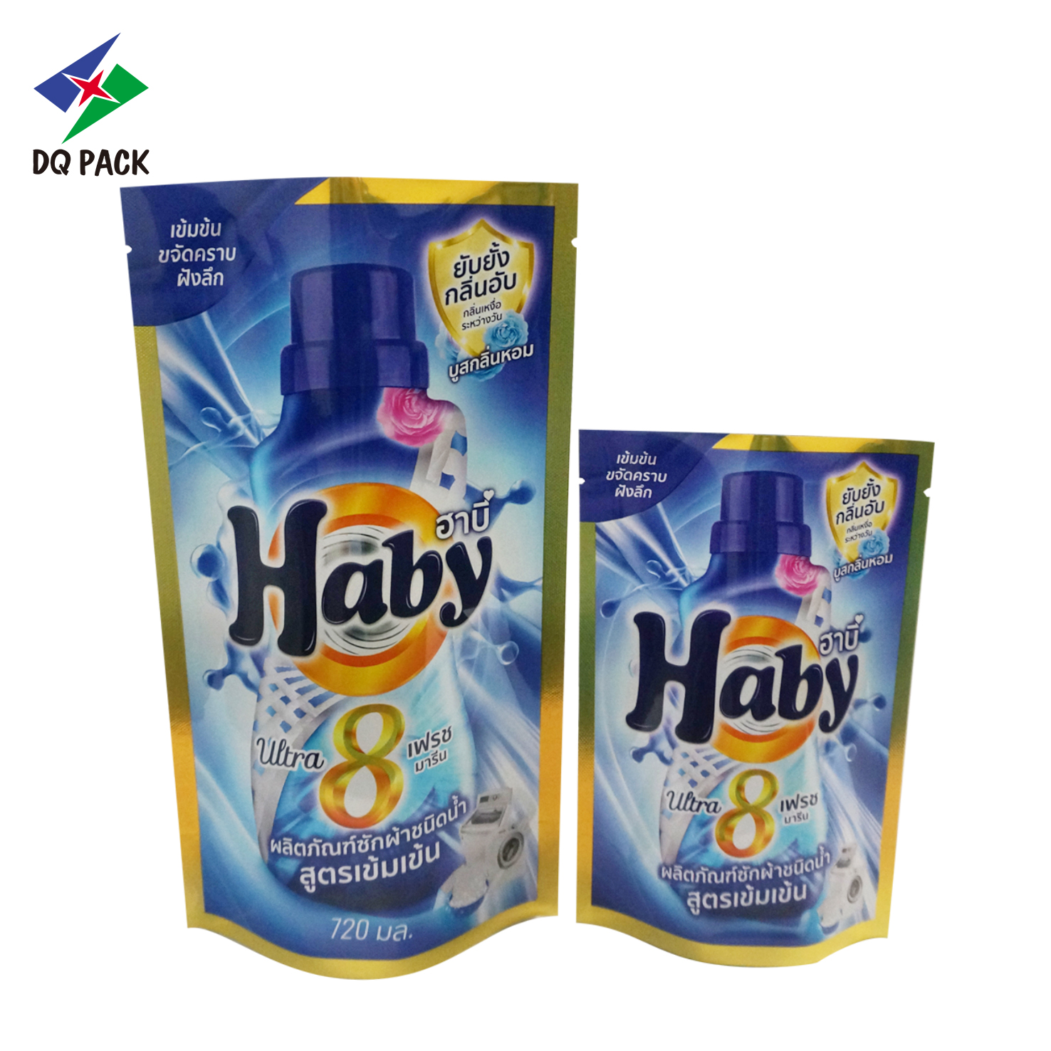 Competitive Price for Bottle Label - DQ PACK Laundry Detergent Stand up bag Hot Seal bag hot sale packaging bag For Chemical – DQ PACK