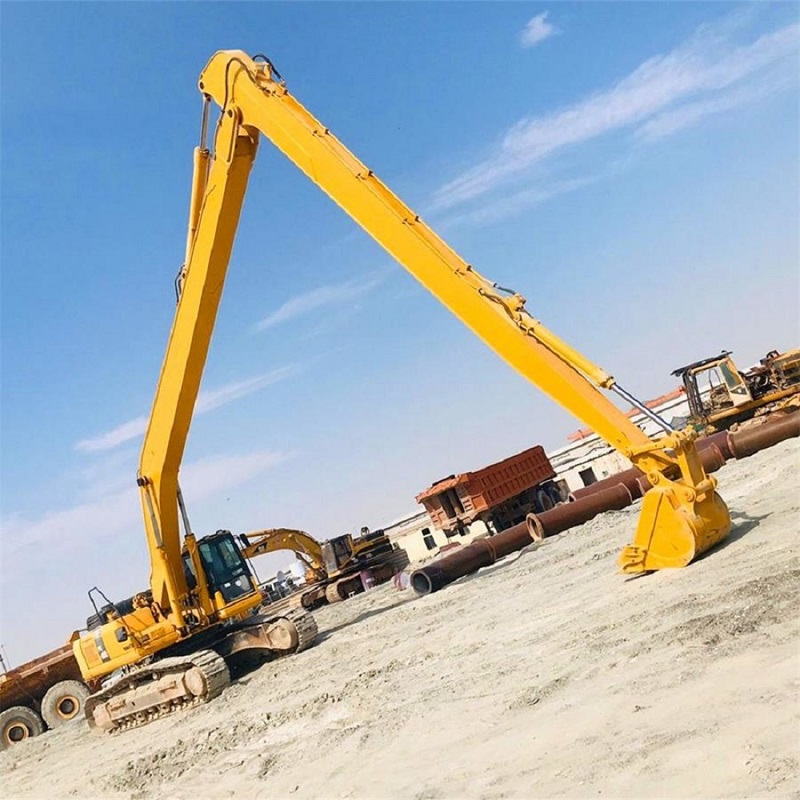 Two-stage long reach boom and arm (1)