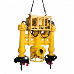 Submersible slurry pump with high efficient for dredging