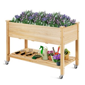 Vegetable Planter Box Outdoor Planter Elevated Planter
