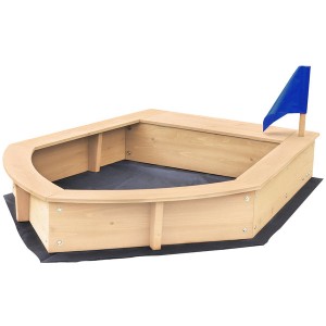Wooden Sandpit for Kids Outdoor Playground
