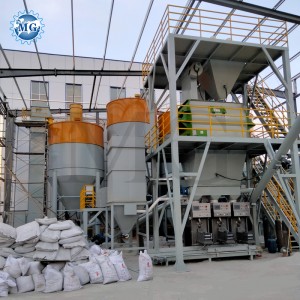 Top Quality Wall Putty Ceramic Tile Adhesive Mixing Machine 10-30 T/H Dry Mortar Manufacturing Plant For Sale