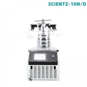 Dscientz-10N/D Top Press Multi Manifold Freeze Dryer