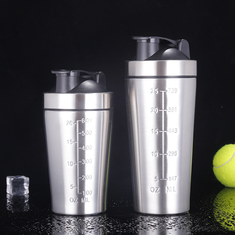 Hot Sales Customized Shake Powder Tumbler Travel Mug Double Wall Vacuum Insulated Outdoor Water Bottles 25oz