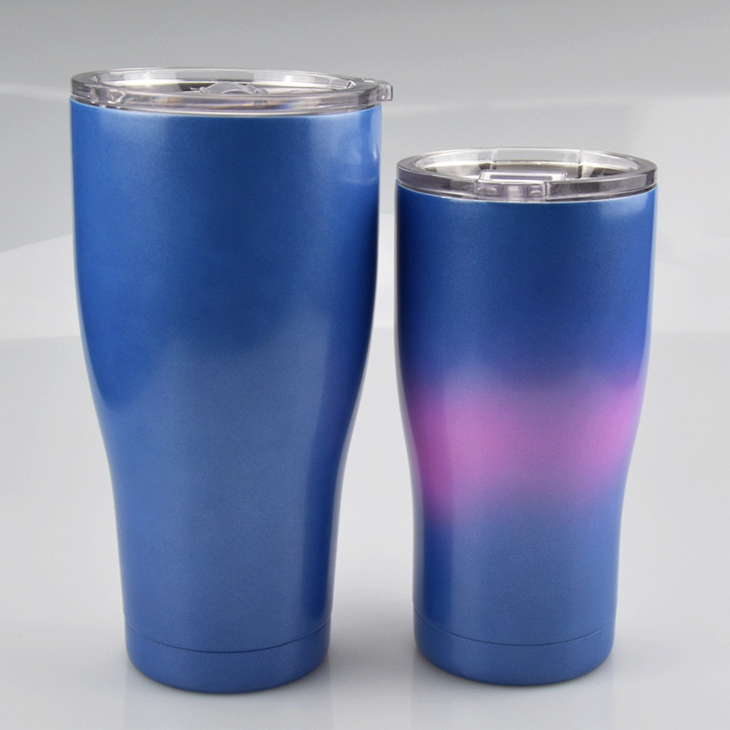 Sublimation temperature color change stainless steel tumbler