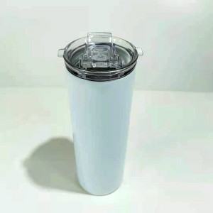 Reasonable price for Mugs Sublimation - 20oz 30oz stainless steel double wall vacuum insulated total straight skinny tumbler with screw flip lid – Dashuya