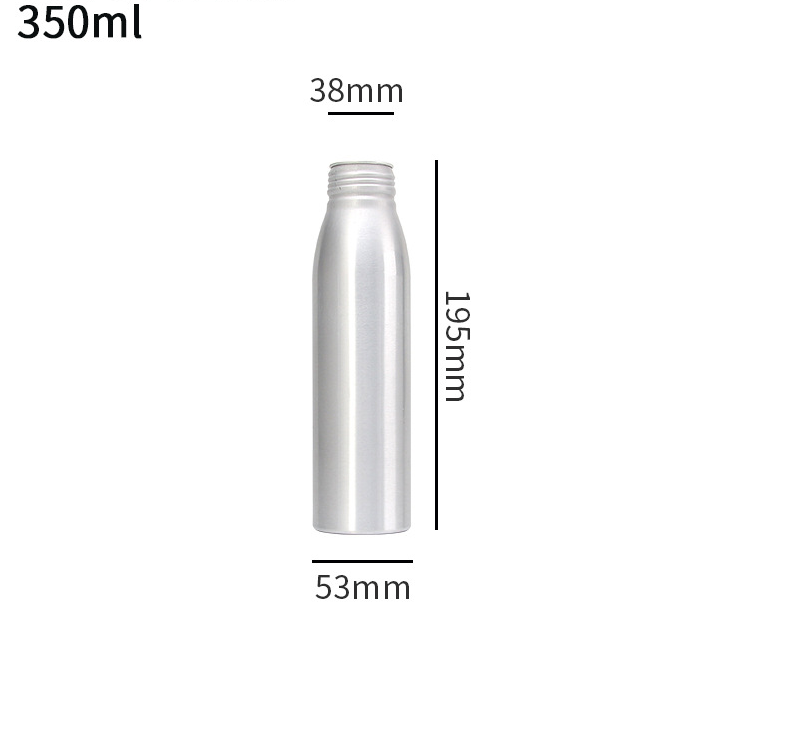 50-1000ml Custom Logo Screw Cap Aluminum Water/Beverage Bottle