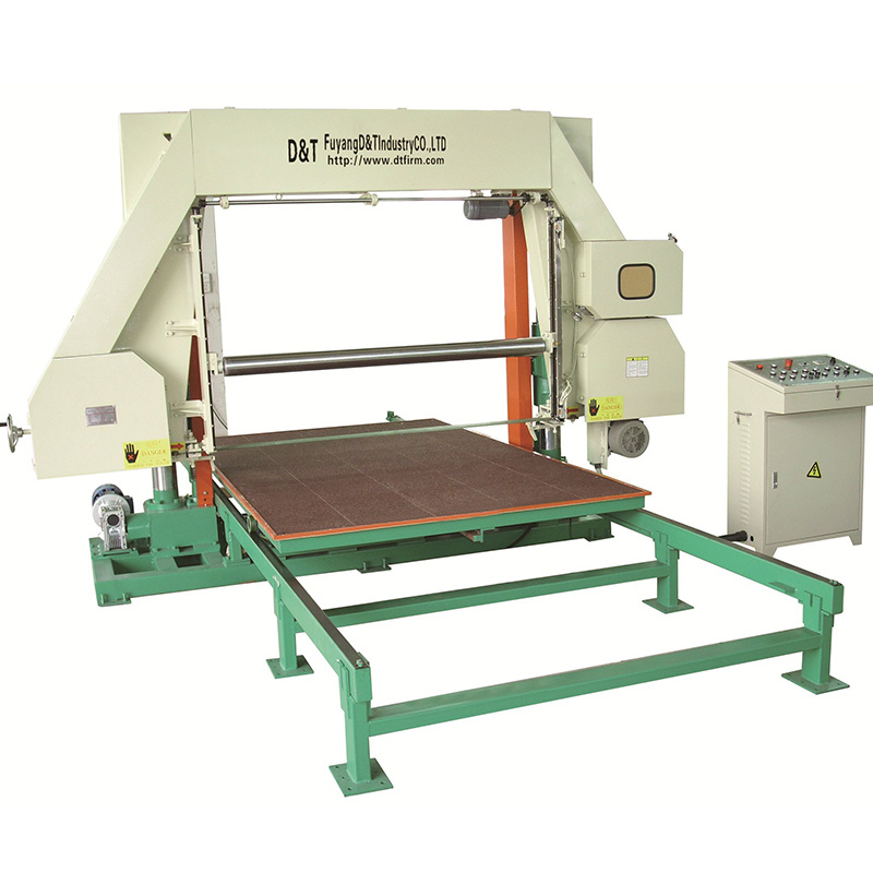 CE Polyurethane PU Horizontal Foam Cutting Machine01