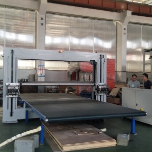 Vibrating Rigid Foam Sponge Cutting Machine Oscillating Blade Cutter Belt Conveyor Table Polyurethane Foam Machine