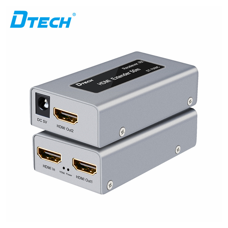 HDMI Extender Tx Rx iwwer Ethernet cat5 Splitter ënnerstëtzt HDMI Resolutioun 1080P @ 60Hz